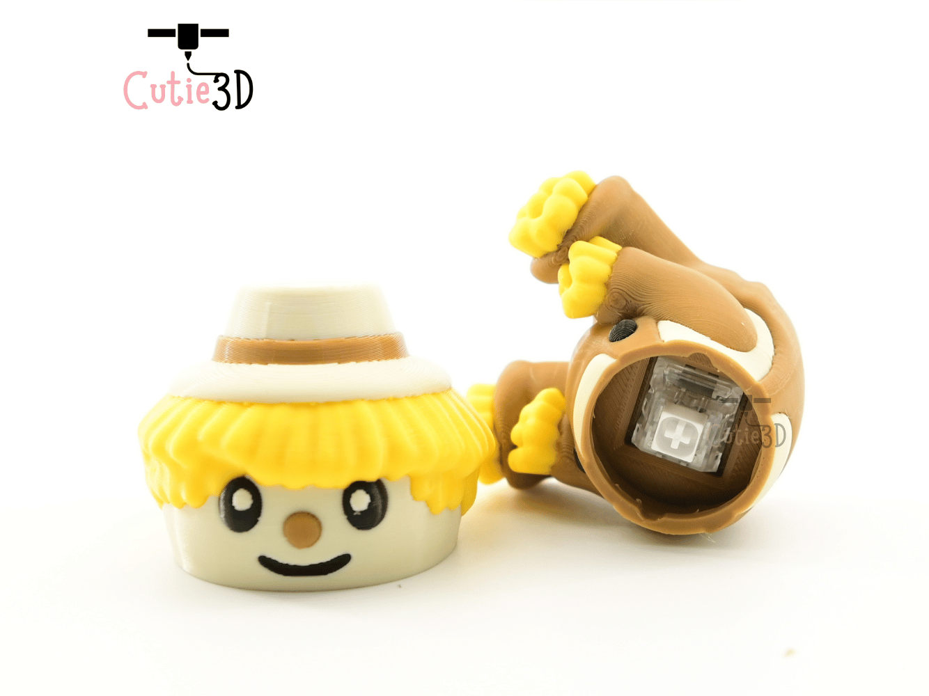 Cutie3D-Autumn Scarecrow Keycap Fidget Clicker Keychain_03.png
