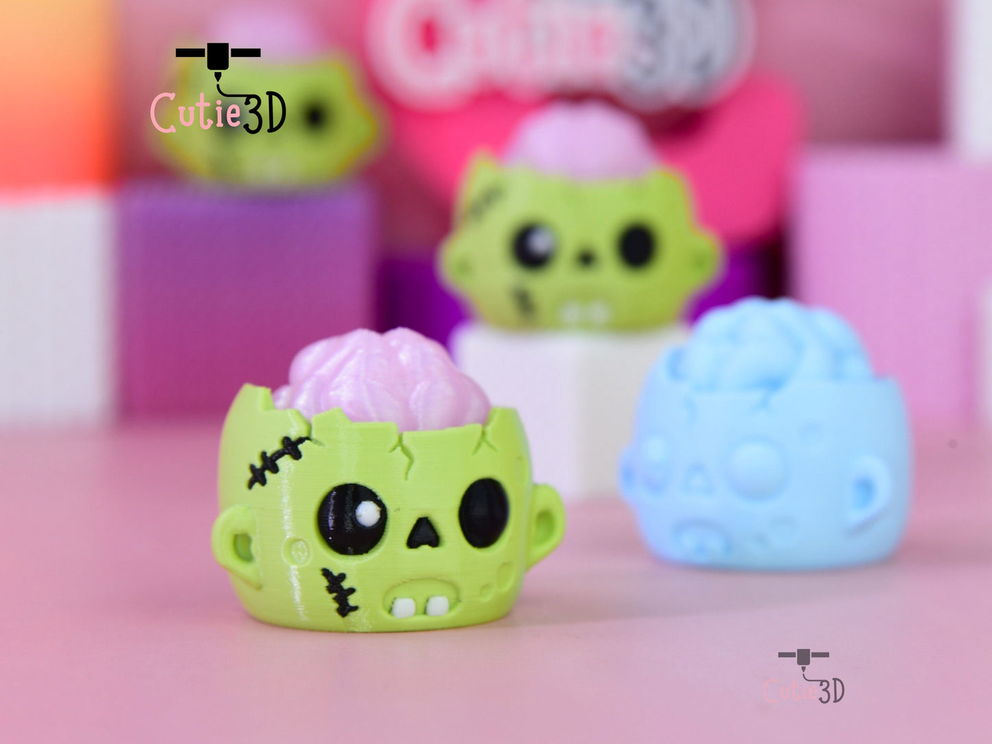 Cutie3D-Halloween Brainy Zombie Head Fidget Led Clicker Keychain_03.jpg