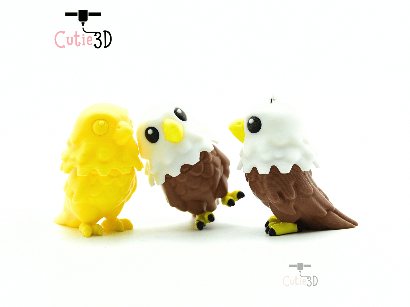 Cutie3D-Clicky Bald Eagle Fidget Clicker Keychain_08.png
