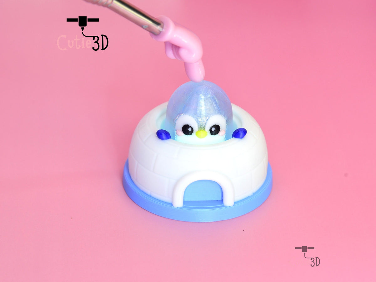 Cutie3D-Igloo Buddy Penguin Fidget Led Clicker Keychain_03.jpg