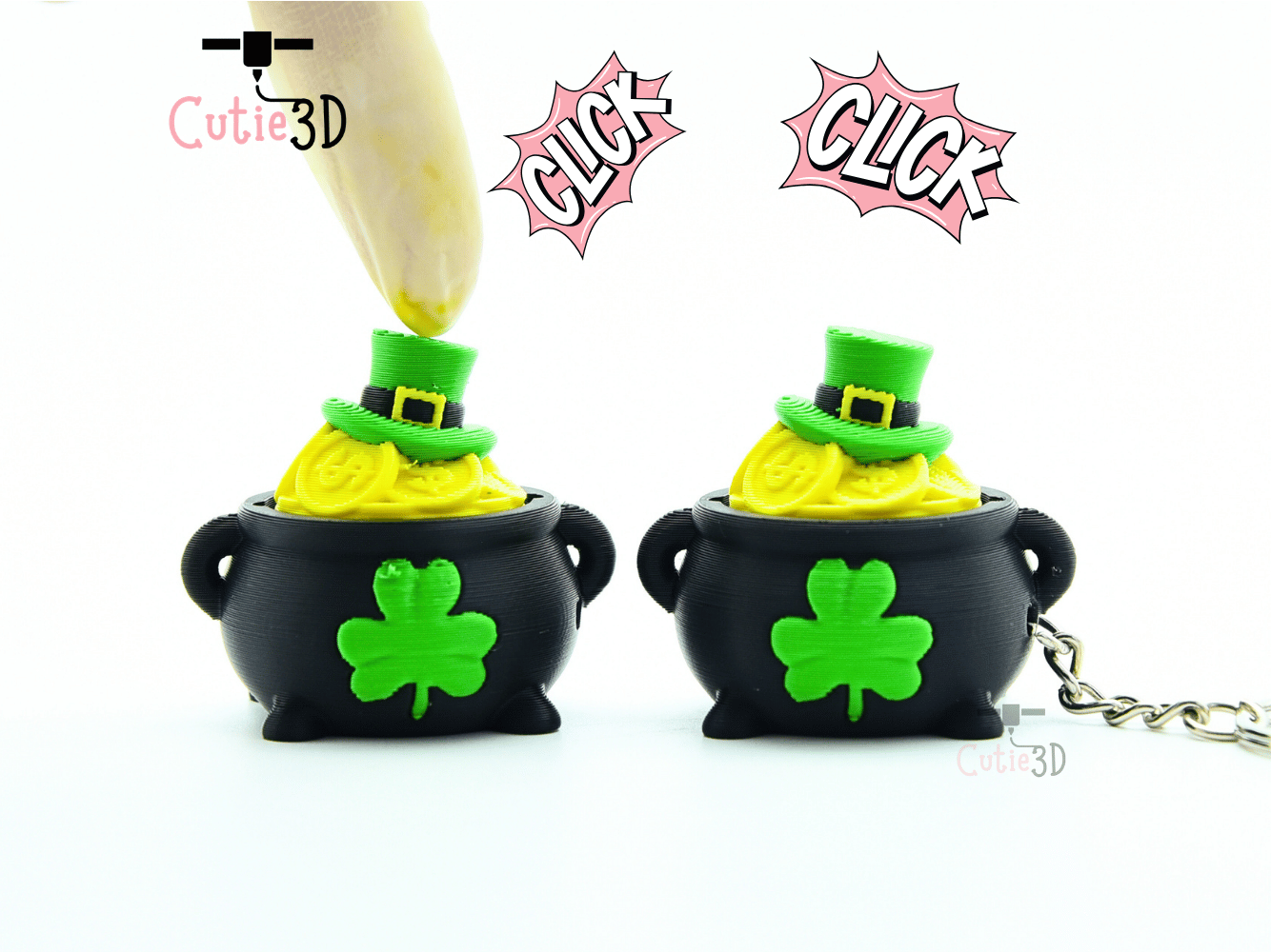 Cutie3D-St Patricks Pot of Gold Fidget Clicker Keychain_01.png