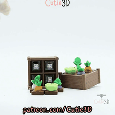 Cutie3D-Spring Vegetable Bed Fidget Clicker Keychain_11.gif