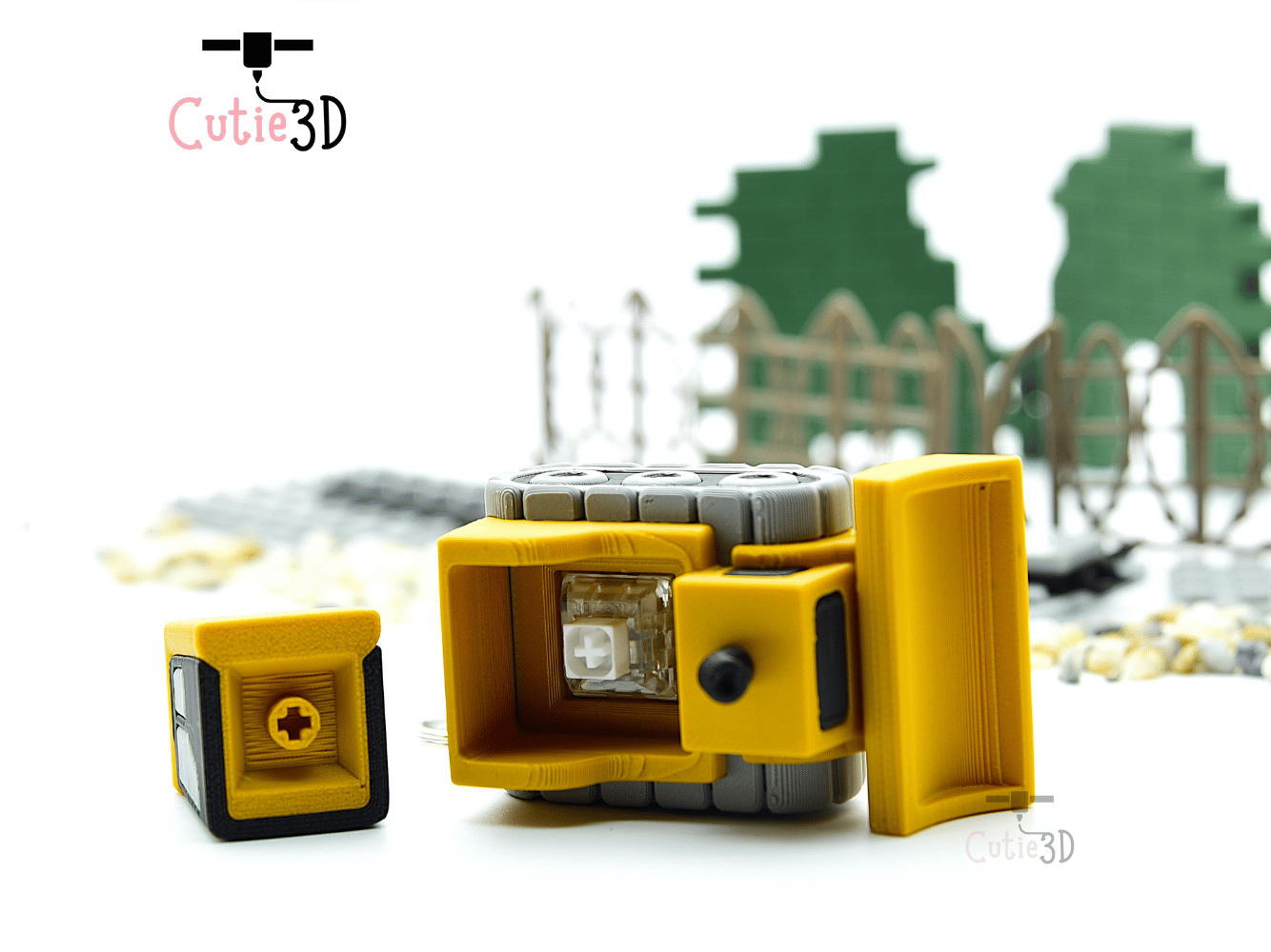 Cutie3D-Construction Bulldozer Keycap Fidget Clicker Keychain_03.png