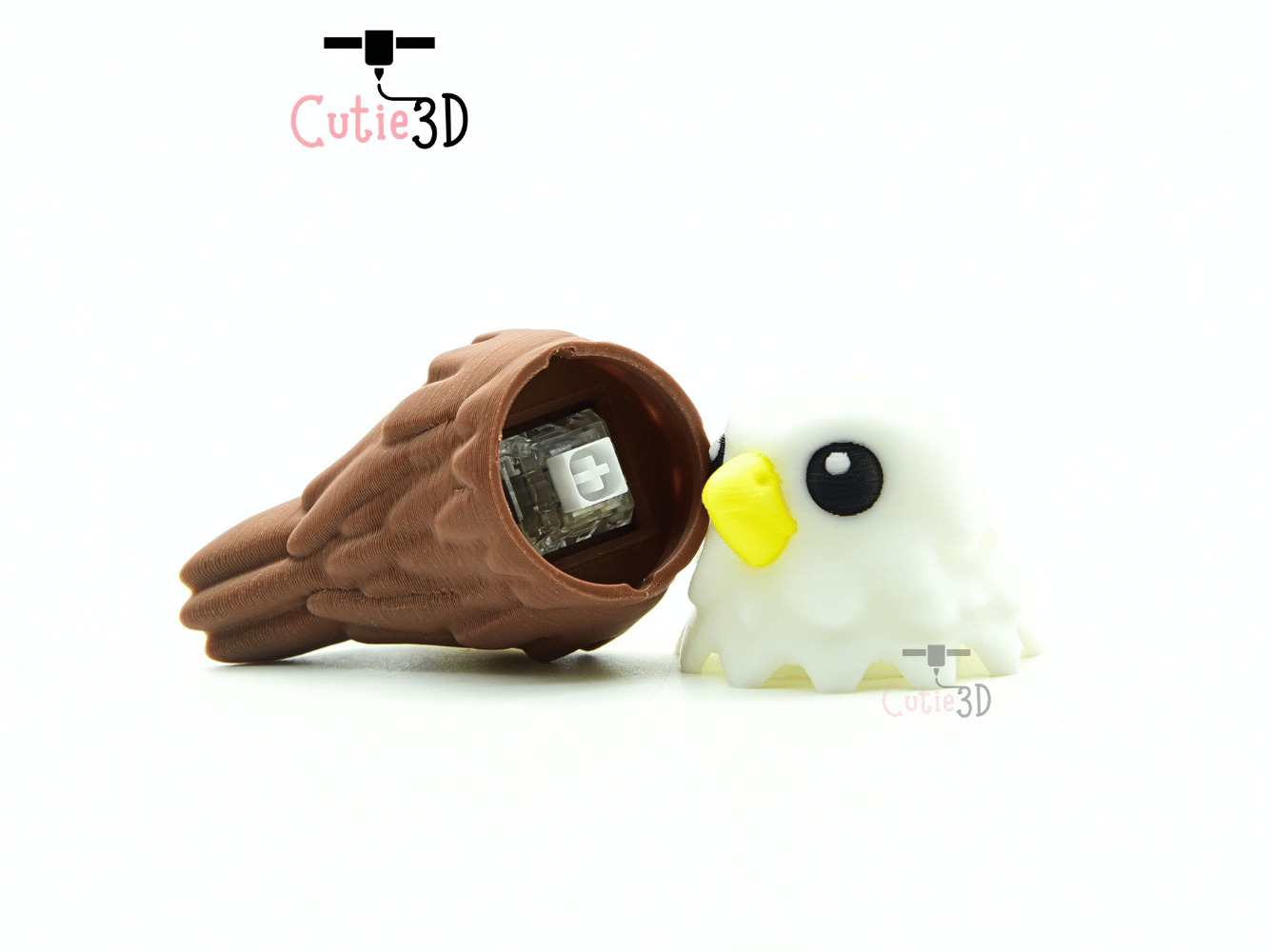 Cutie3D-Clicky Bald Eagle Fidget Clicker Keychain_03.png