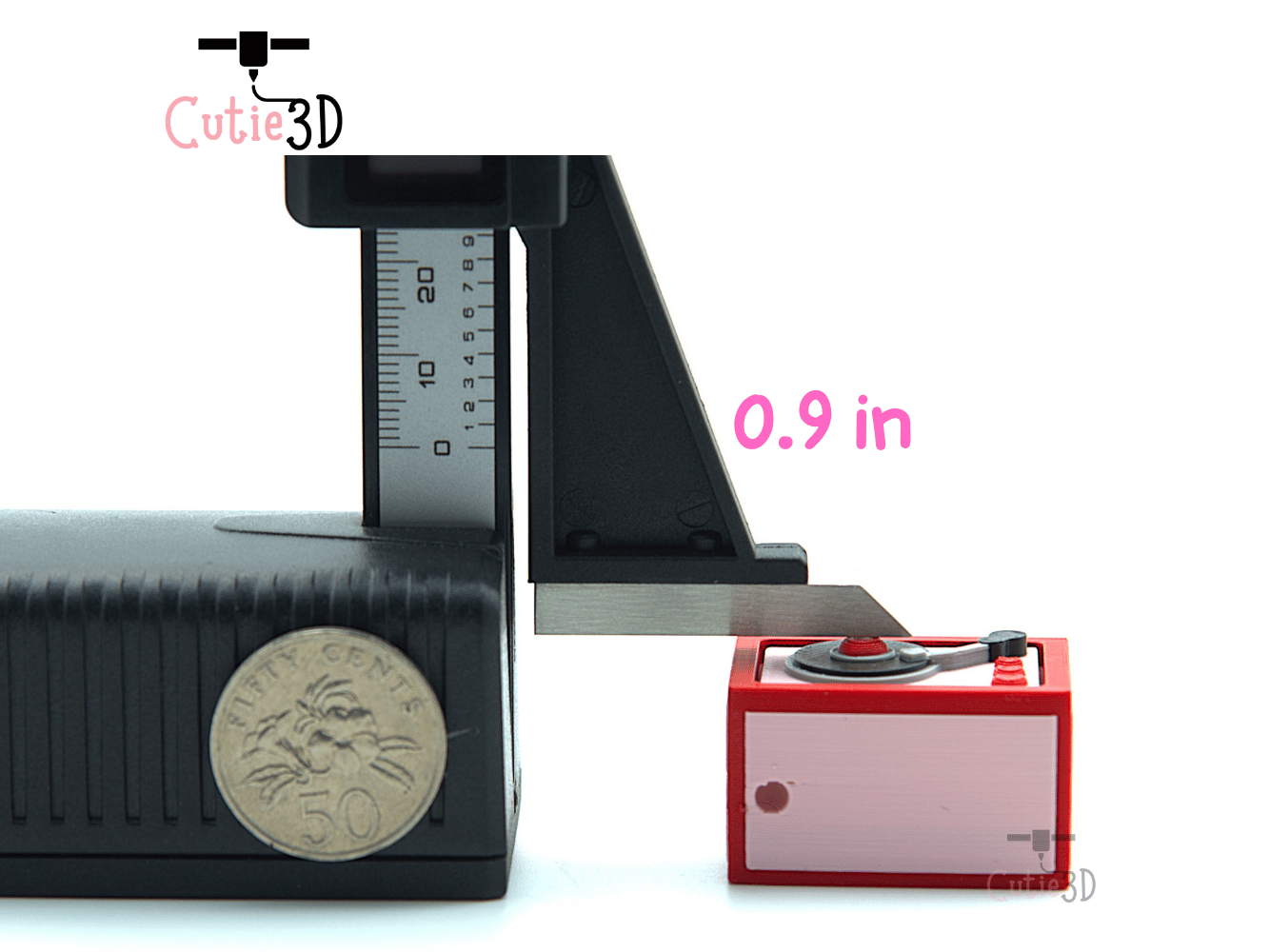 Cutie3D-Vinyl Record Box for Music Lovers Fidget Clicker Keychain_04.png