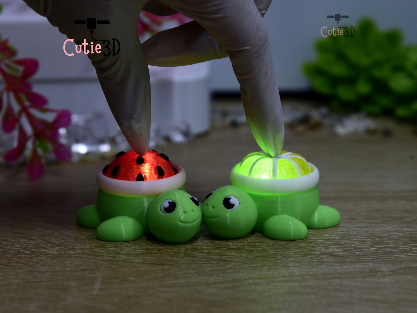 Cutie3D-Fruity Turtle for Animal Lovers Fidget Led-Clicker Keychain_08.jpg