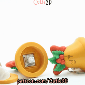 Cutie3D-Christmas Bell Keycap Fidget Clicker Keychain_11.gif