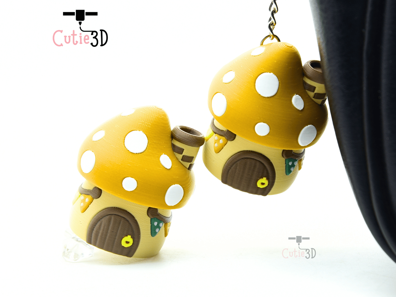 Cutie3D-Cute Mushroom House Fidget Clicker Keychain_06.png