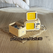 Cutie3D-Retro Microwave Fidget Led Clicker Keychain_10.gif