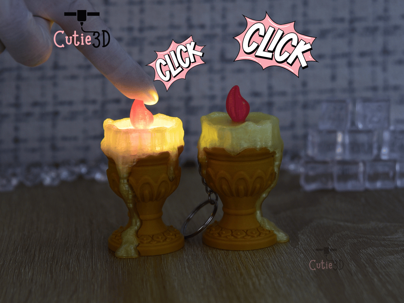Cutie3D-Melting Candle Fidget Led-Clicker Keychain_01.png