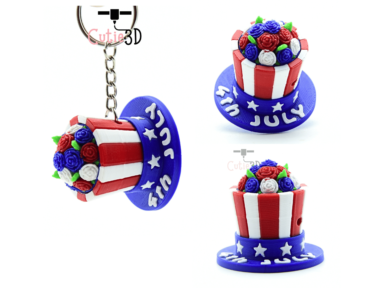 Cutie3D-Patriotic Flower Hat Fidget Clicker Keychain_02.png
