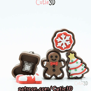 Cutie3D-Christmas Cookie Set Set of Keycap Clicker Keychains_11.gif