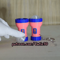 Cutie3D-Flashlight for Gadget Lovers Fidget Led-Clicker Keychain_10.gif