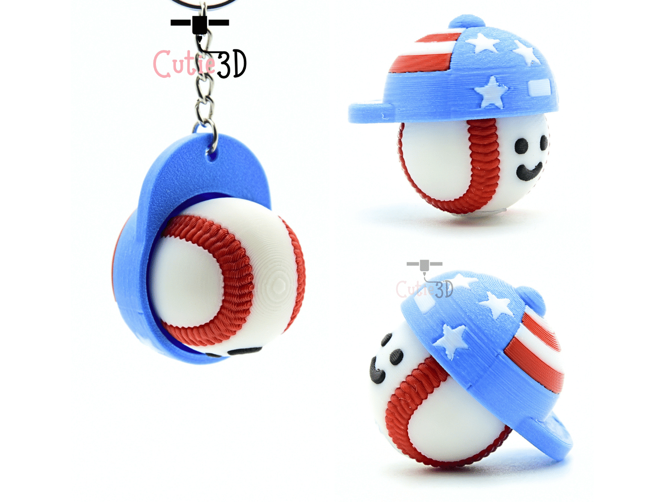 Cutie3D-Patriotic July 4th Baseball Fidget Clicker Keychain_02.png