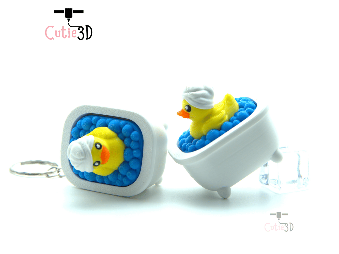 Cutie3D-Duck in Bathtub Fidget Clicker Keychain_10.png