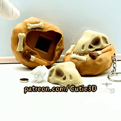 Cutie3D-Clicky Dino Discovery Magnet-Insert Clicker Keychain_11.gif