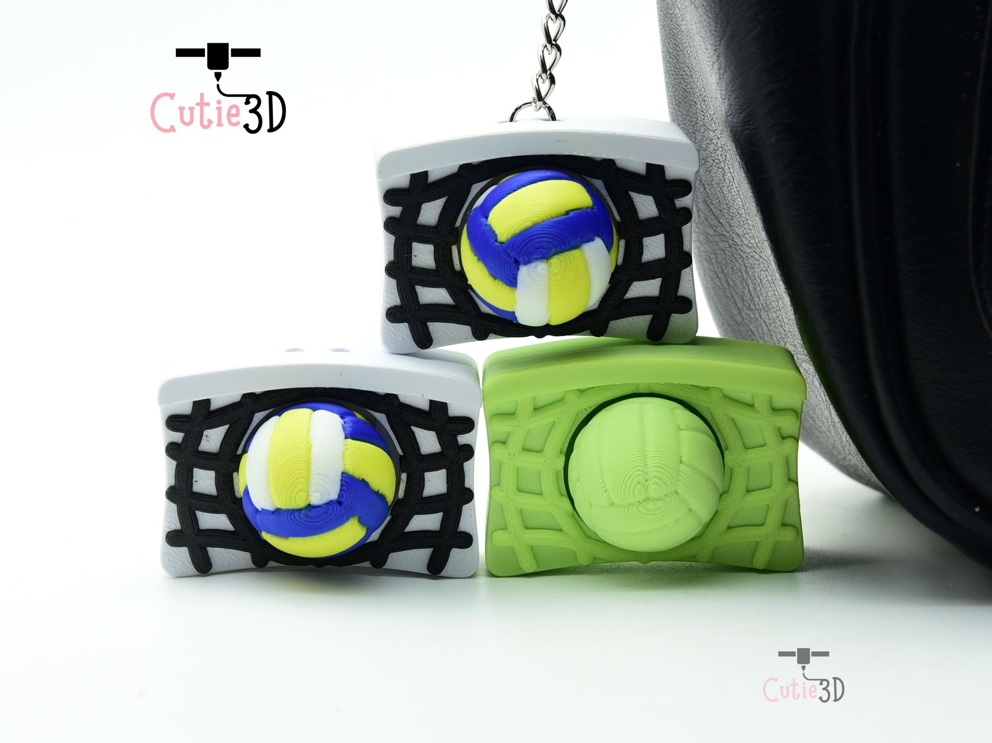 Cutie3D-Volleyball for Sports Lovers Magnet-Insert Clicker Keychain_04.jpg