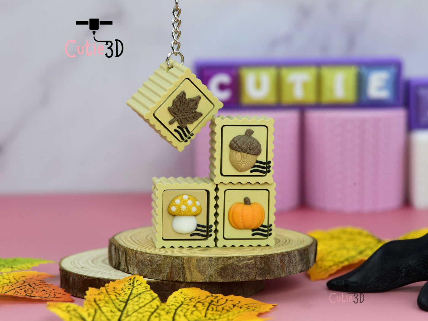 Cutie3D-Autumn Stamp Collection Magnet-Insert Clicker Keychain_06.jpg