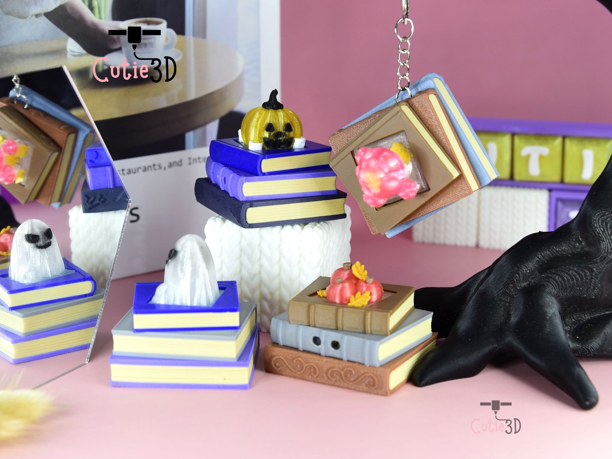 Cutie3D-Spooky Book Stack Fidget Led Clicker Keychain_06.jpg