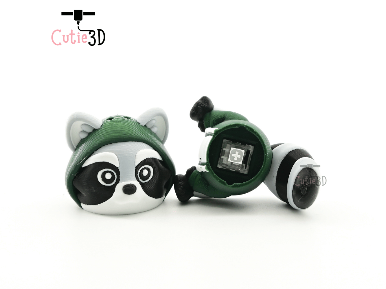 Cutie3D-Autumn Raccoon Hoodie Keycap Fidget Clicker Keychain_03.png