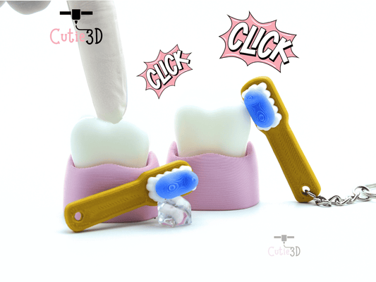 Cutie3D-Tooth and Toothbrush Fidget Clicker Keychain_01.png