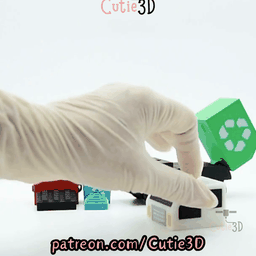 Cutie3D-Garbage Truck Set of Clicker Keychains_11.gif