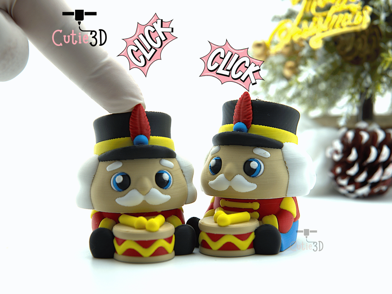 Cutie3D-Christmas Nutcracker Keycap Fidget Clicker Keychain_01.png