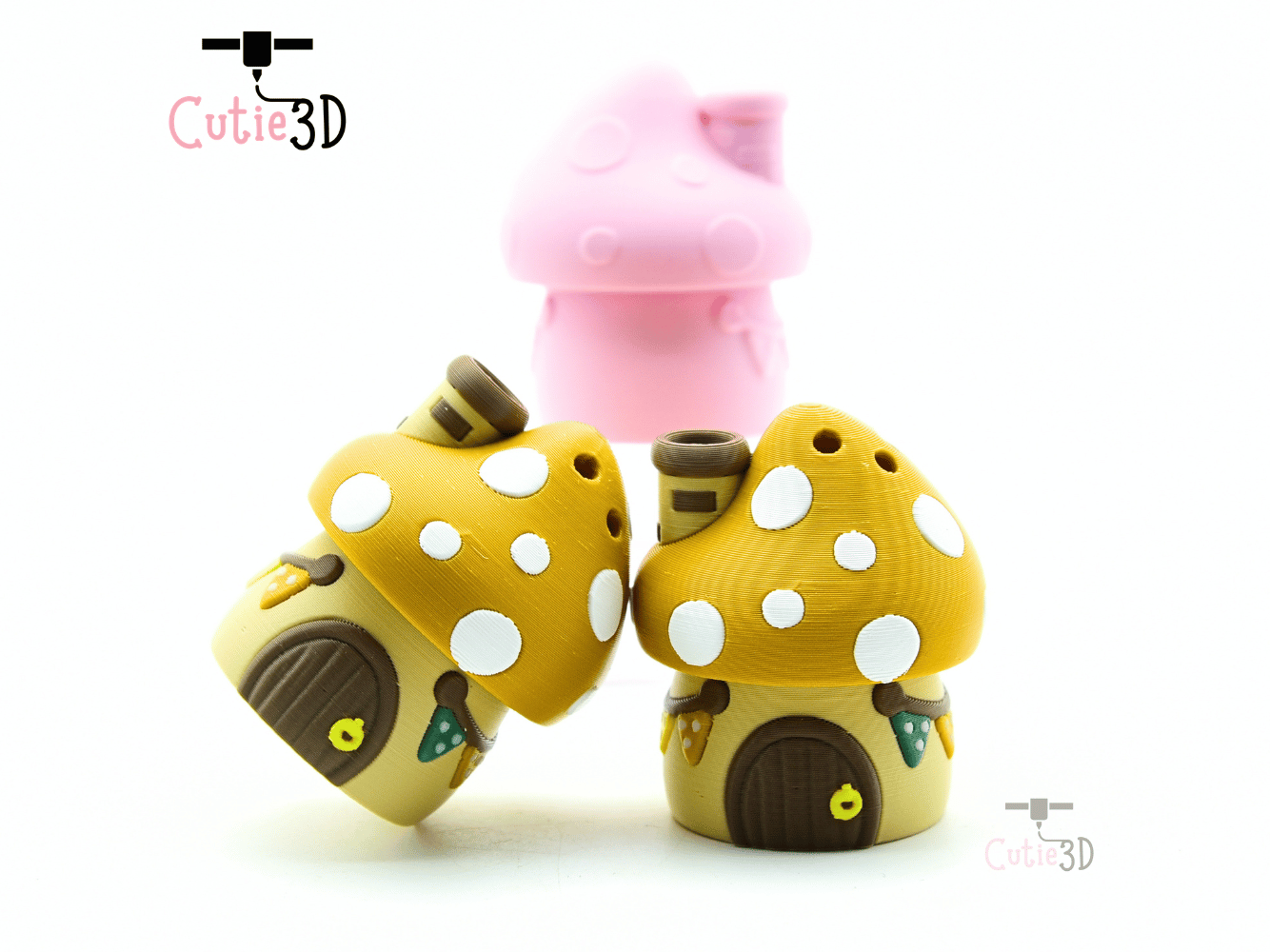Cutie3D-Cute Mushroom House Fidget Clicker Keychain_08.png