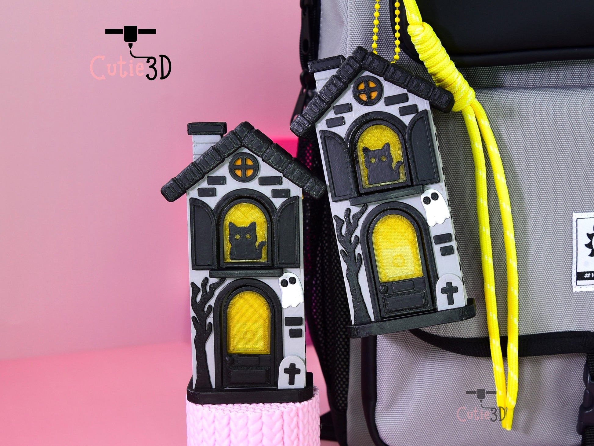 Cutie3D-Halloween Haunted Little Cottage Fidget Led Clicker Keychain_05.jpg
