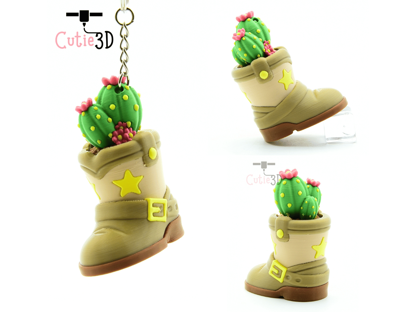 Cutie3D-Cute Cactus Boots Fidget Clicker Keychain_02.png