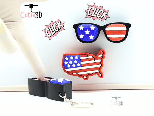 Cutie3D-July 4th USA Flag Magnet-Insert Clicker Keychain_01.png