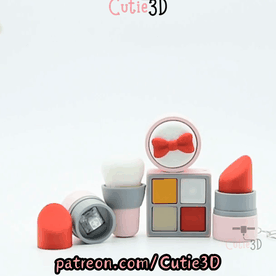 Cutie3D-Kawaii Makeup Accessories Set of Clicker Keychains_11.gif