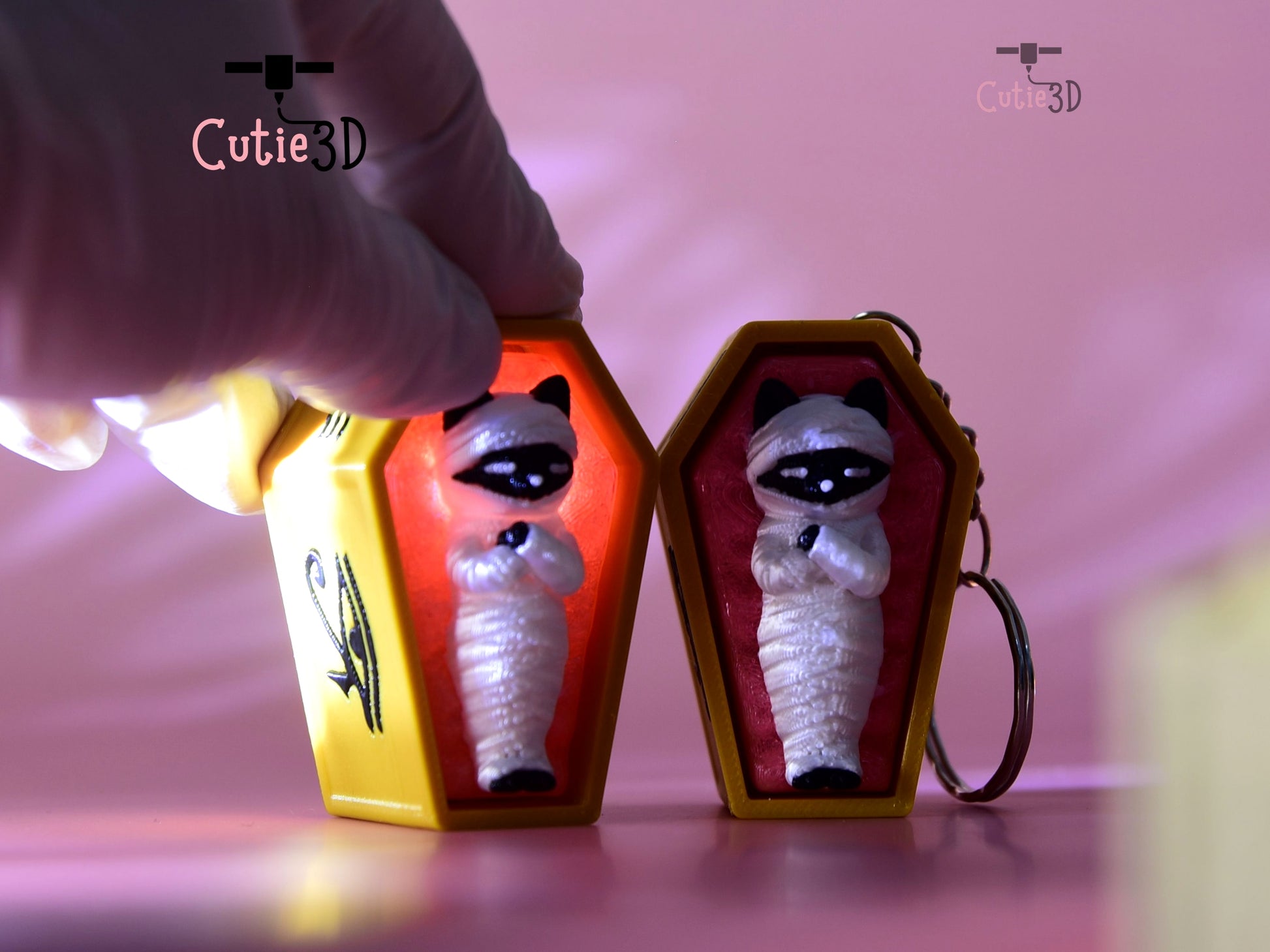 Cutie3D-Halloween Cat Mummy Tomb Fidget Clicker Keychain_03.jpg