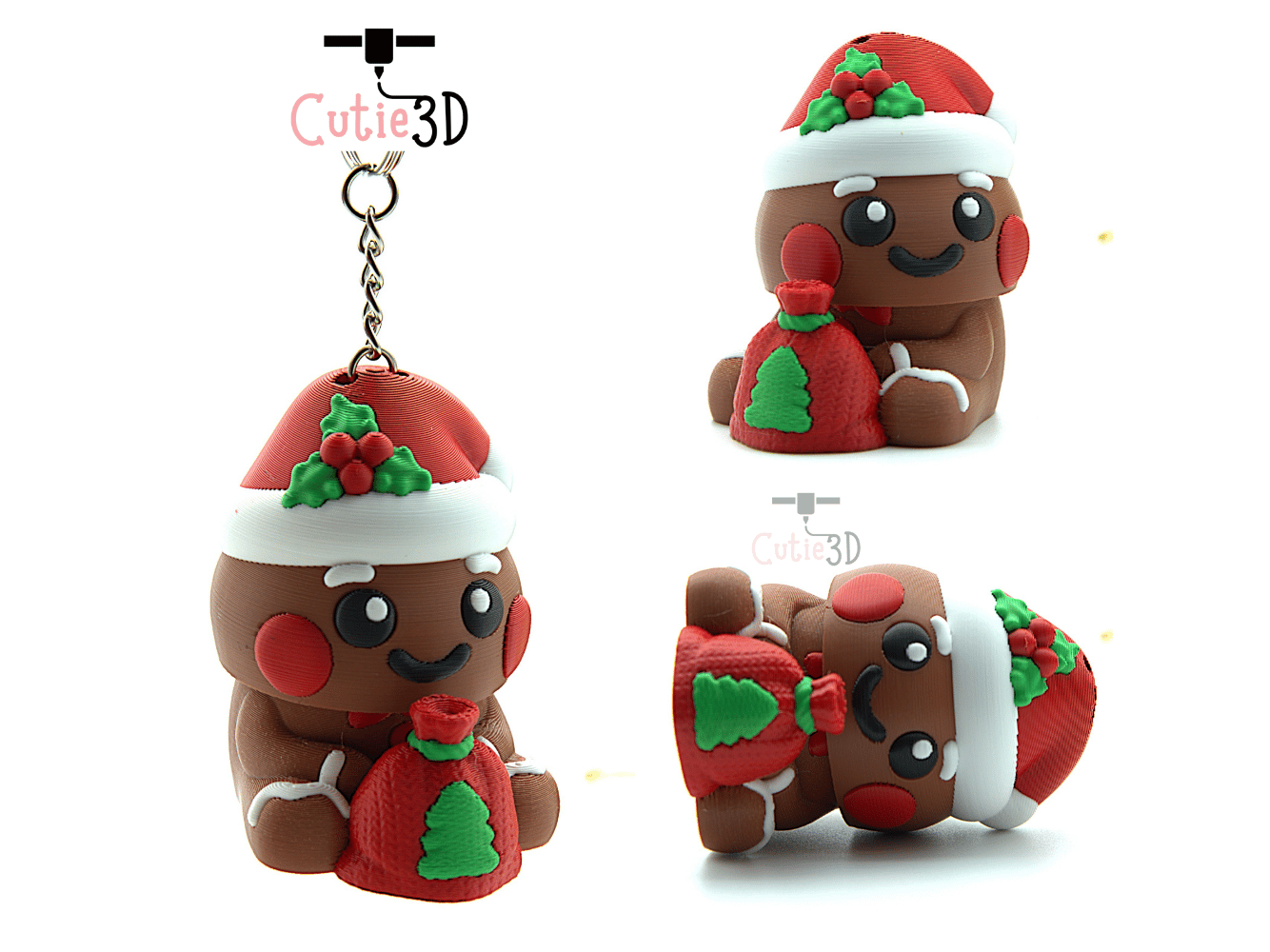 Cutie3D-Christmas Gingerbread Man Keycap Fidget Clicker Keychain_02.png
