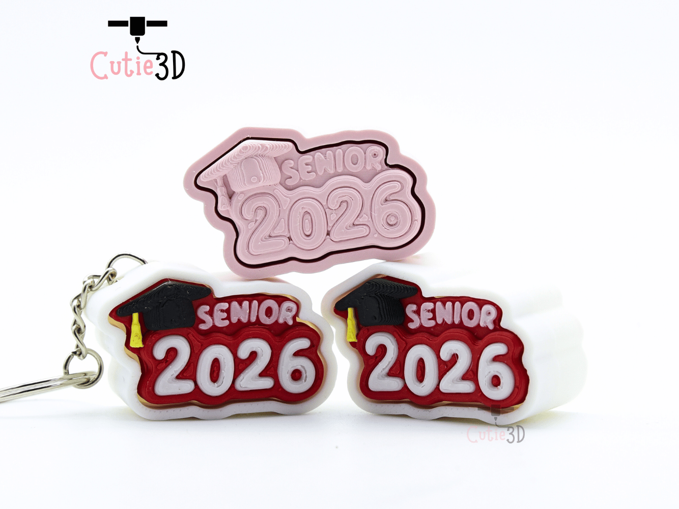 Cutie3D-Graduation Celebration Hat 2026 Fidget Clicker Keychain_08.png