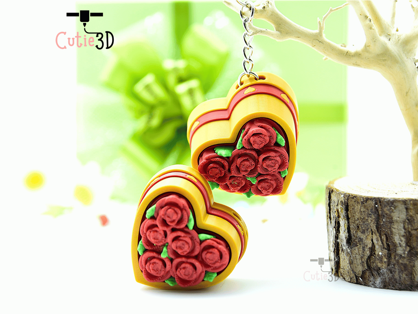Cutie3D-Valentine Rose Box Keycap Fidget Clicker Keychain_06.png