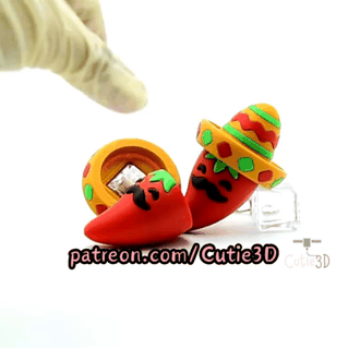 Cutie3D-Playful Chili Pepper Fidget Clicker Keychain_11.gif